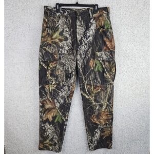 Cabela's Mossy‎ Oak Cargo Camo Hunting Polyester Pants Mens 36x33